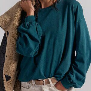We The Free Perfect Oversized Long Sleeve Top